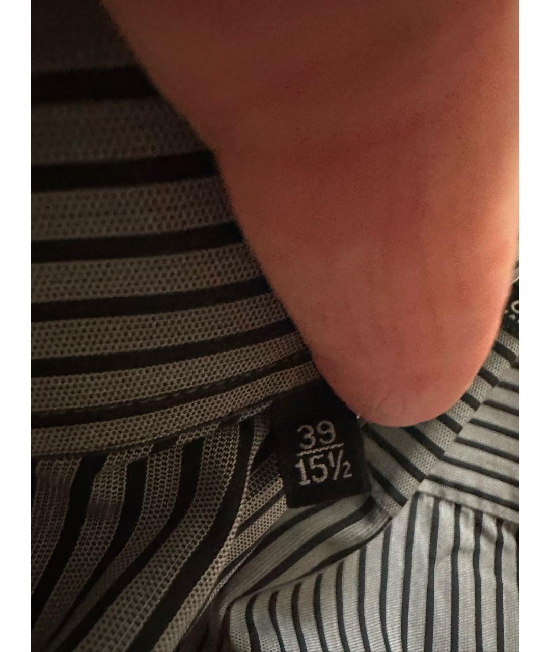 GUCCI Антрацитовая хлопковая классическая рубашка, фото 5