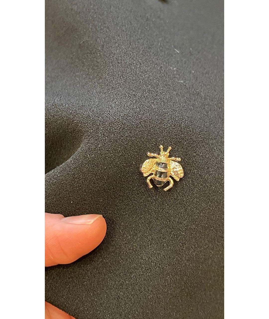 MAJE Черная полиэстеровая юбка мини, фото 4