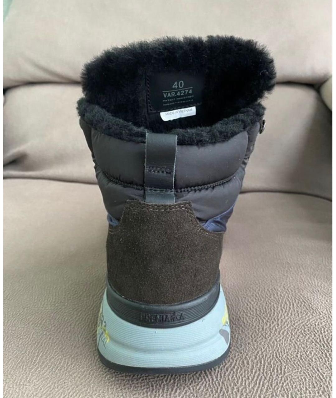 PREMIATA Мульти замшевые высокие кроссовки / кеды, фото 3