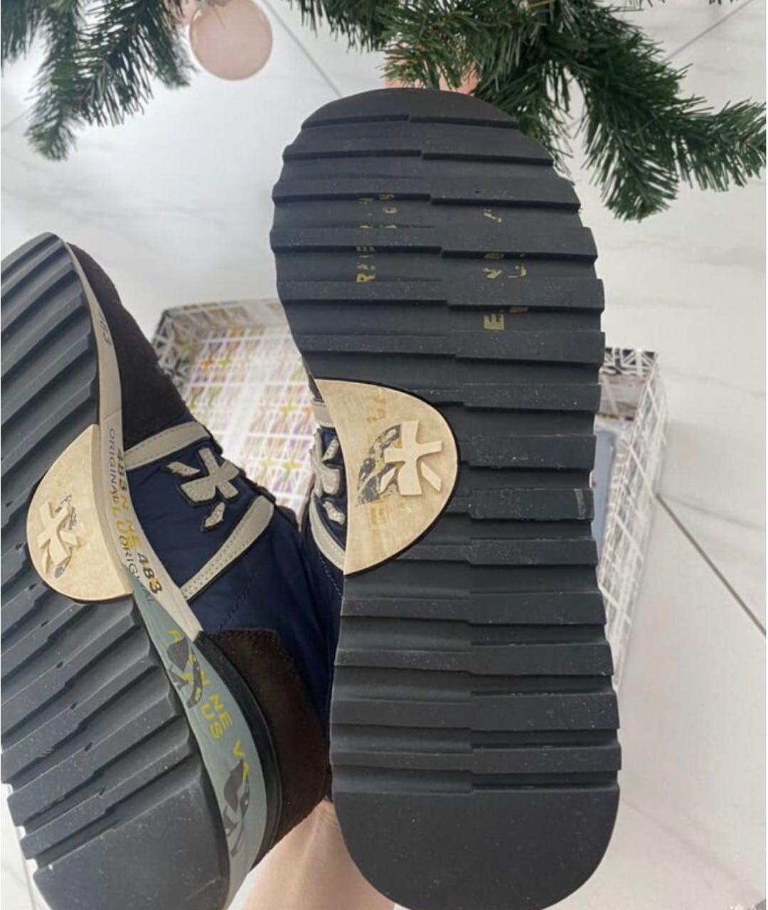 PREMIATA Мульти замшевые высокие кроссовки / кеды, фото 4