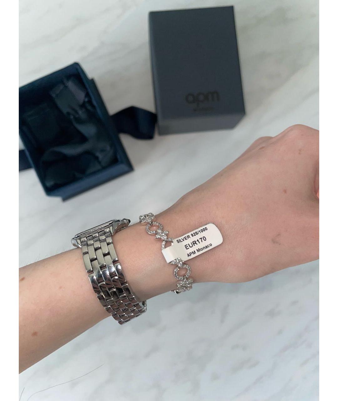APM Monaco Серебрянный серебряный браслет, фото 2