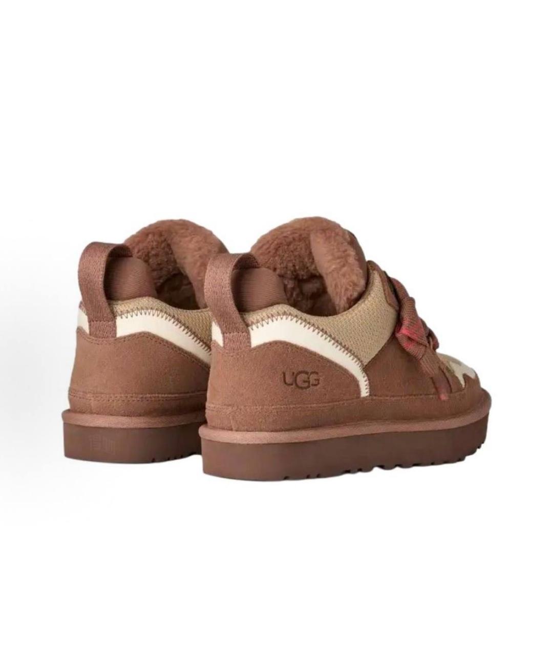 UGG AUSTRALIA Коричневые замшевые полусапоги, фото 4