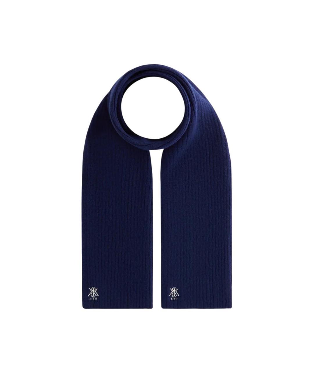 KITH Темно-синий шарф, фото 1