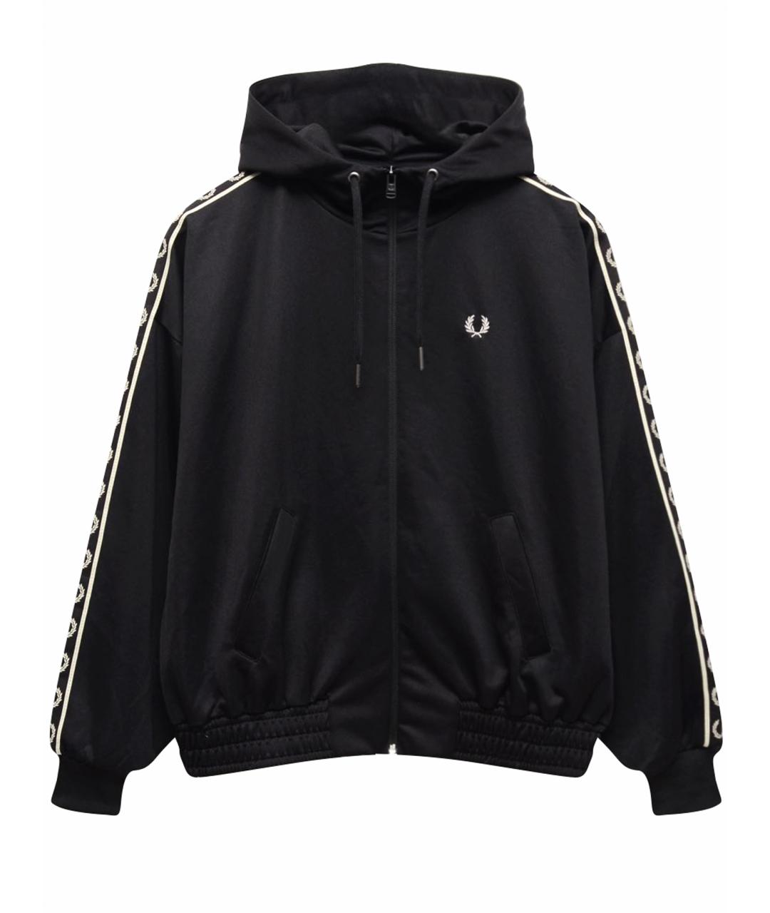 FRED Черная полиэстеровая спортивная куртка, фото 1