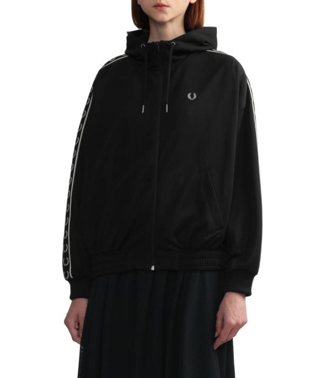 FRED Черная полиэстеровая спортивная куртка, фото 8