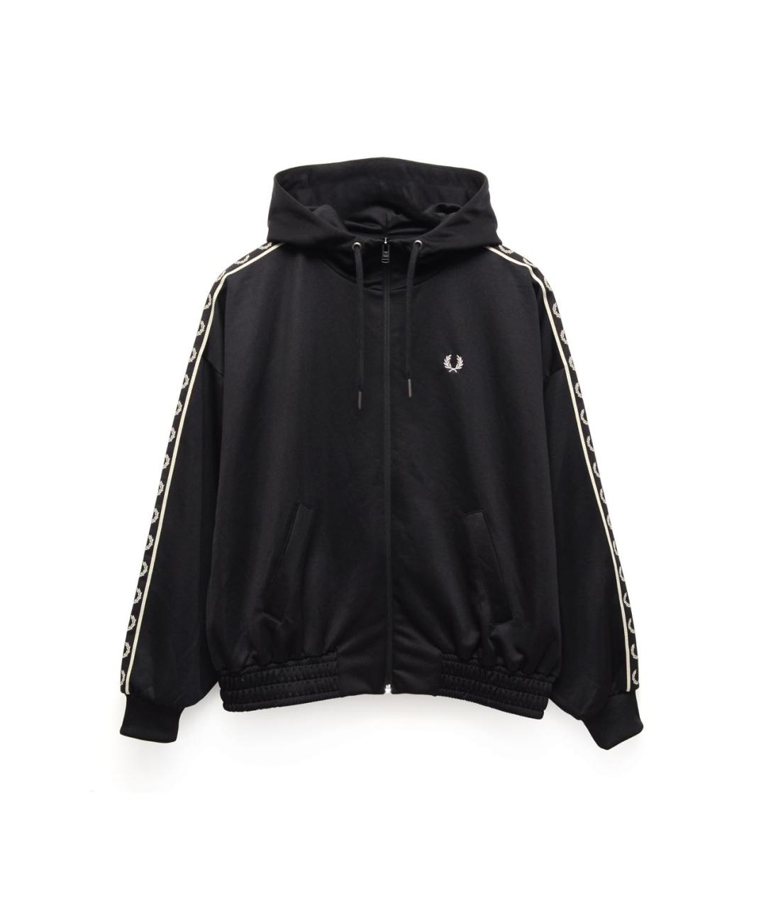 FRED Черная полиэстеровая спортивная куртка, фото 9