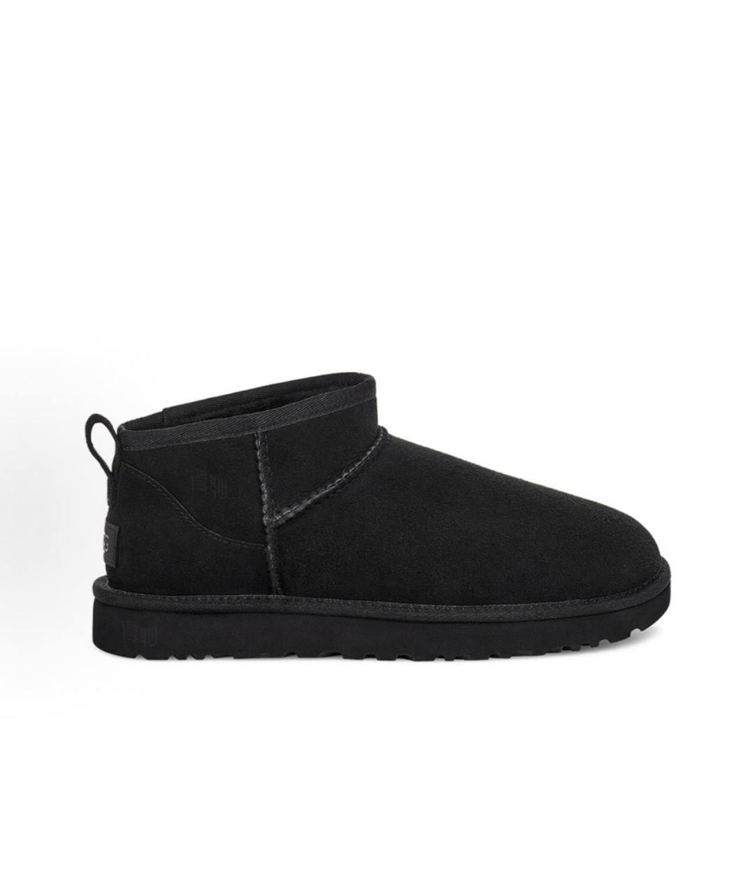 UGG AUSTRALIA Черные замшевые полусапоги, фото 6