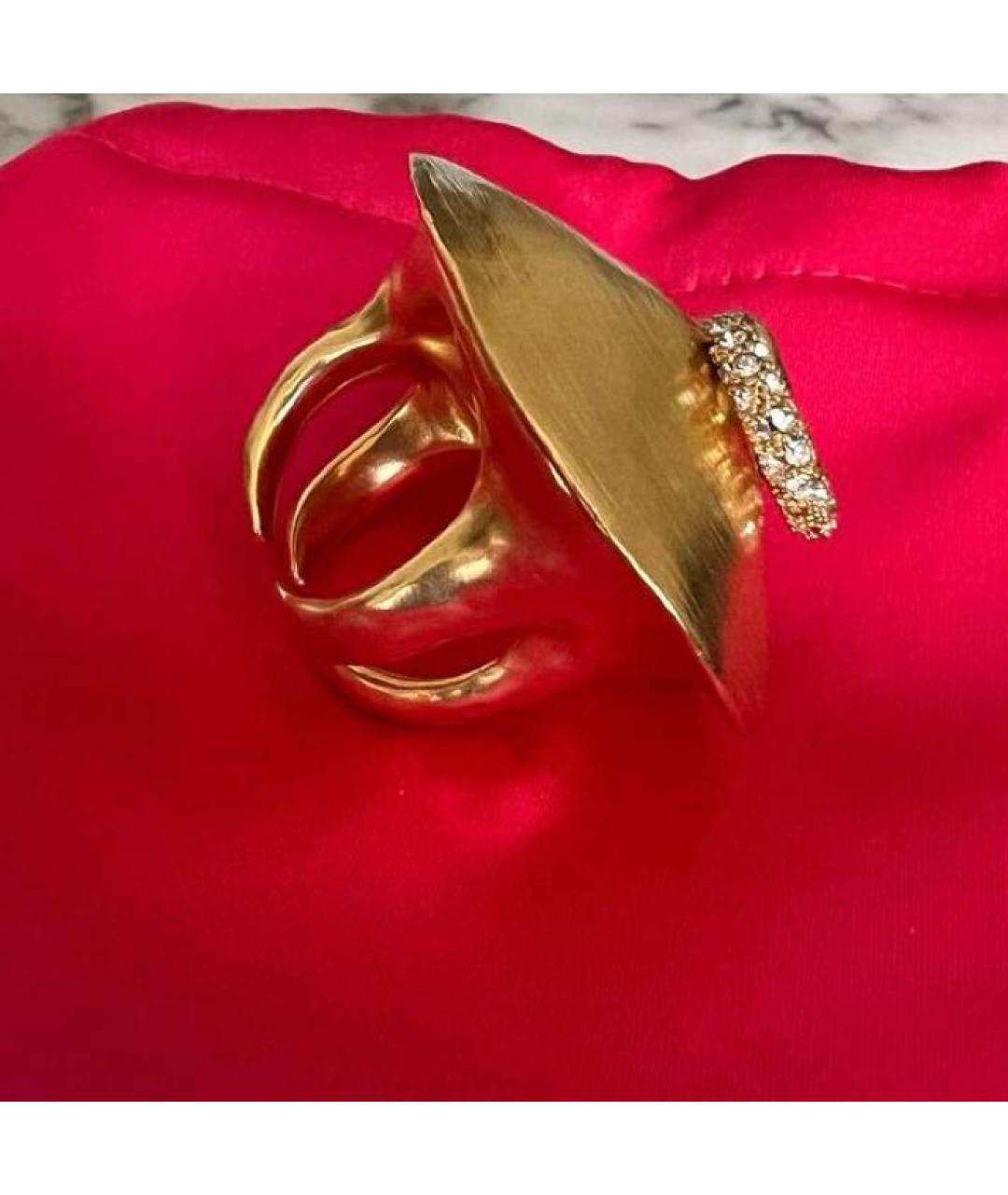 SCHIAPARELLI Золотое металлическое кольцо, фото 7