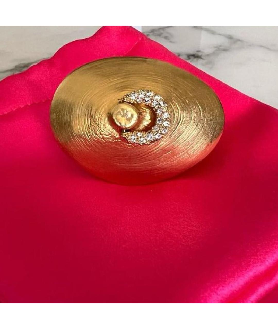 SCHIAPARELLI Золотое металлическое кольцо, фото 5