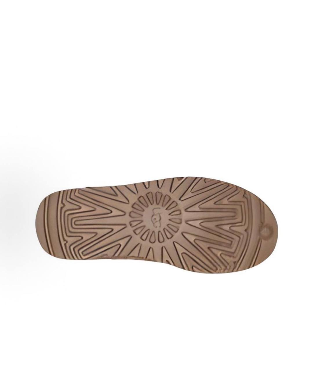 UGG AUSTRALIA Коричневые замшевые полусапоги, фото 3