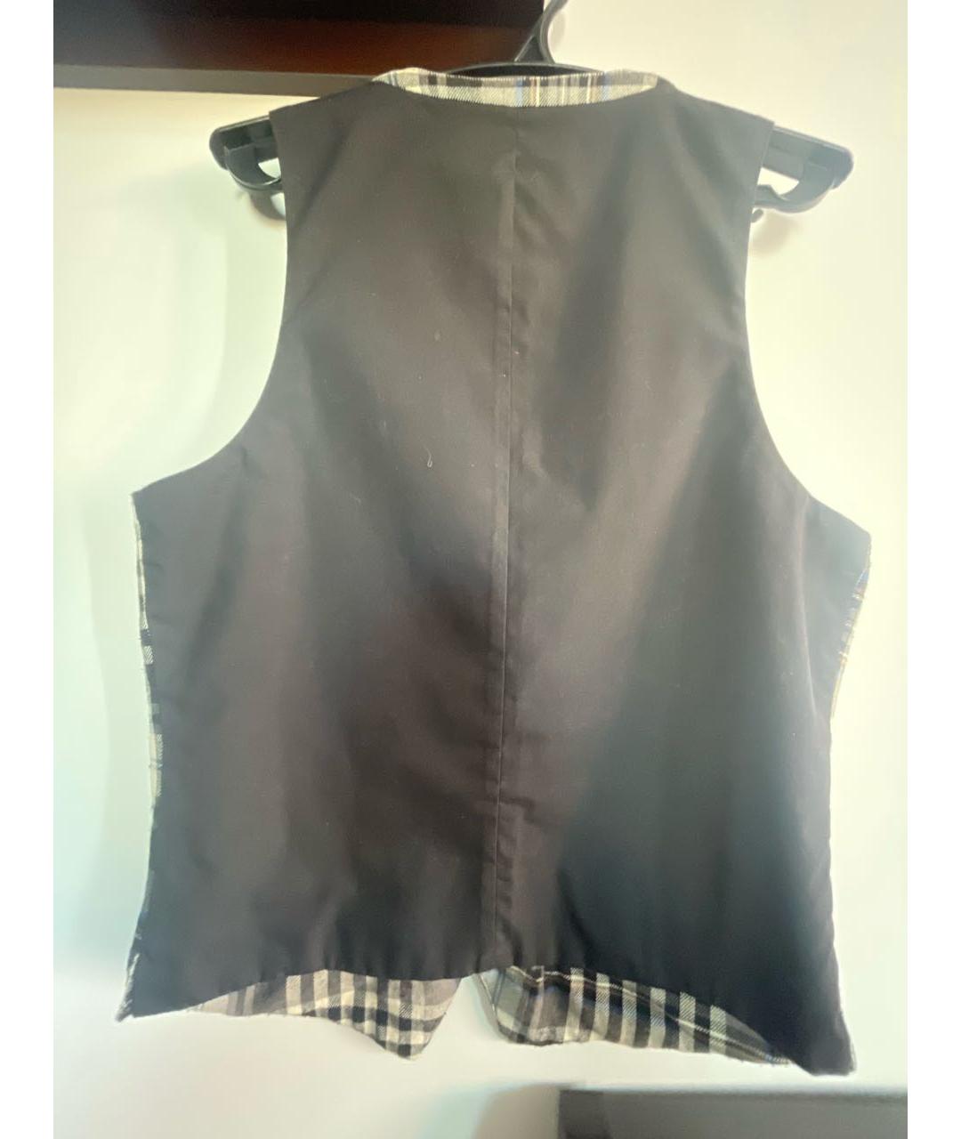 TRUSSARDI JEANS Серый хлопковый жилет, фото 2