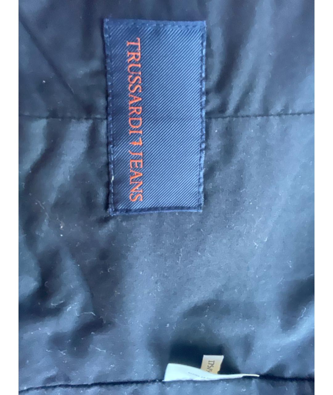 TRUSSARDI JEANS Серый хлопковый жилет, фото 3