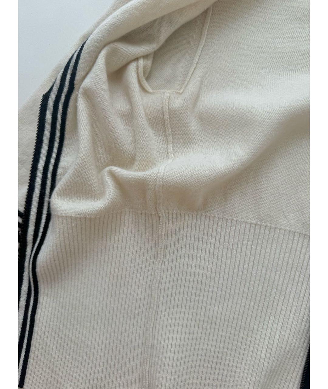 CHANEL Белый шерстяной кардиган, фото 4