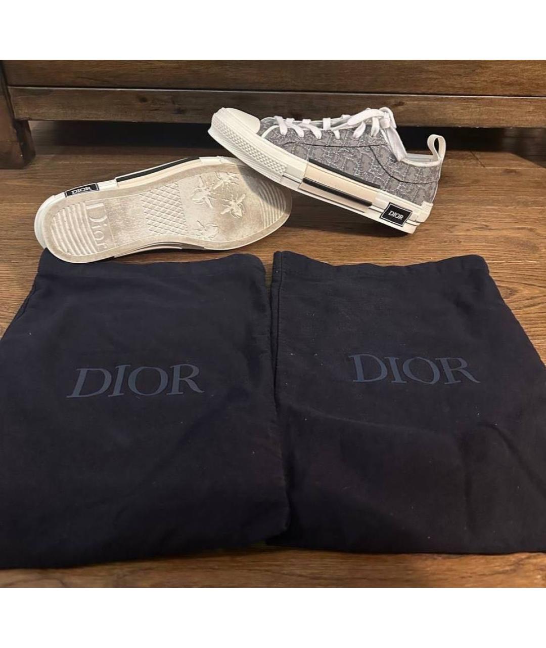 CHRISTIAN DIOR Серые кеды, фото 6