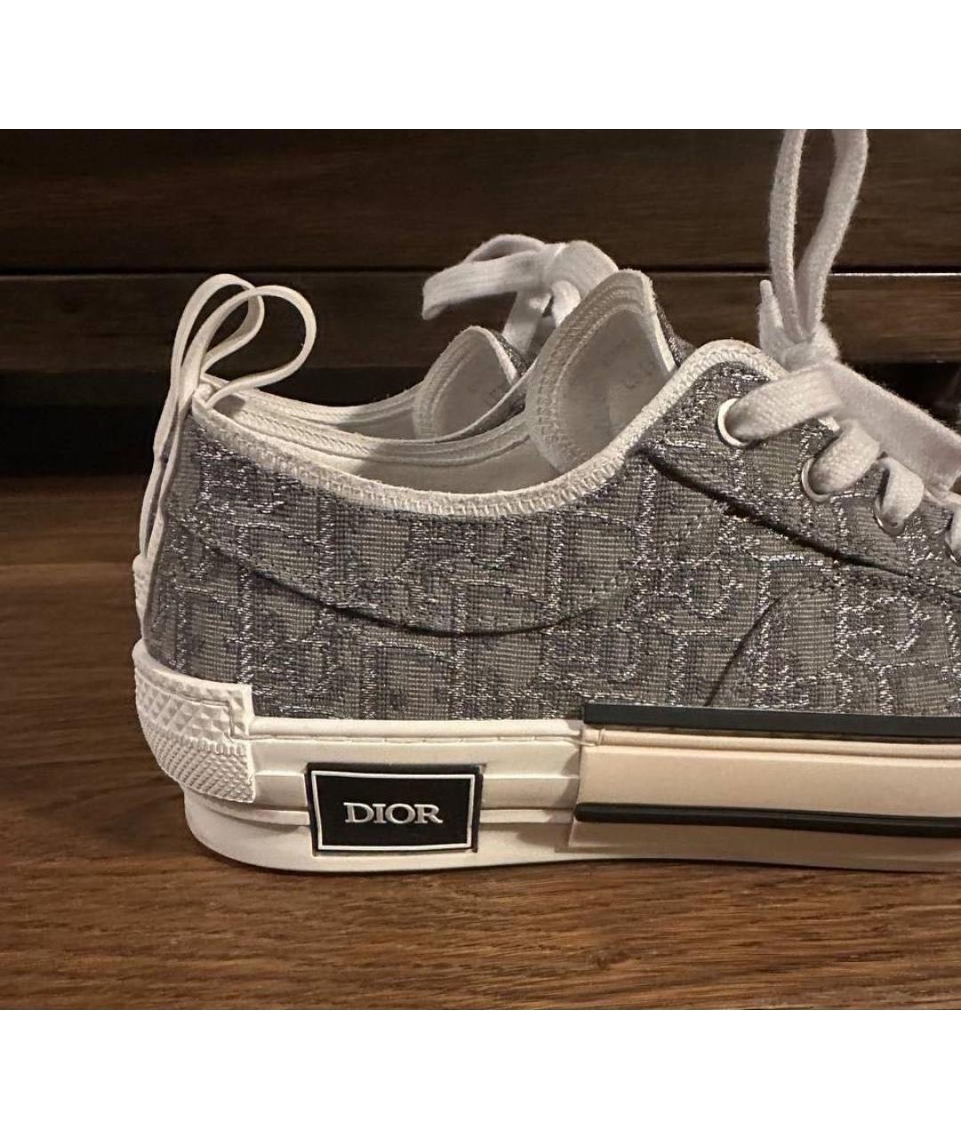 CHRISTIAN DIOR Серые кеды, фото 3