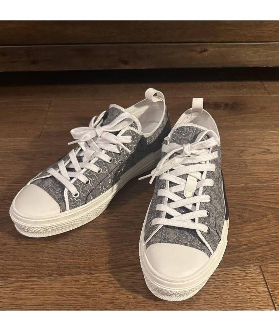 CHRISTIAN DIOR Серые кеды, фото 2