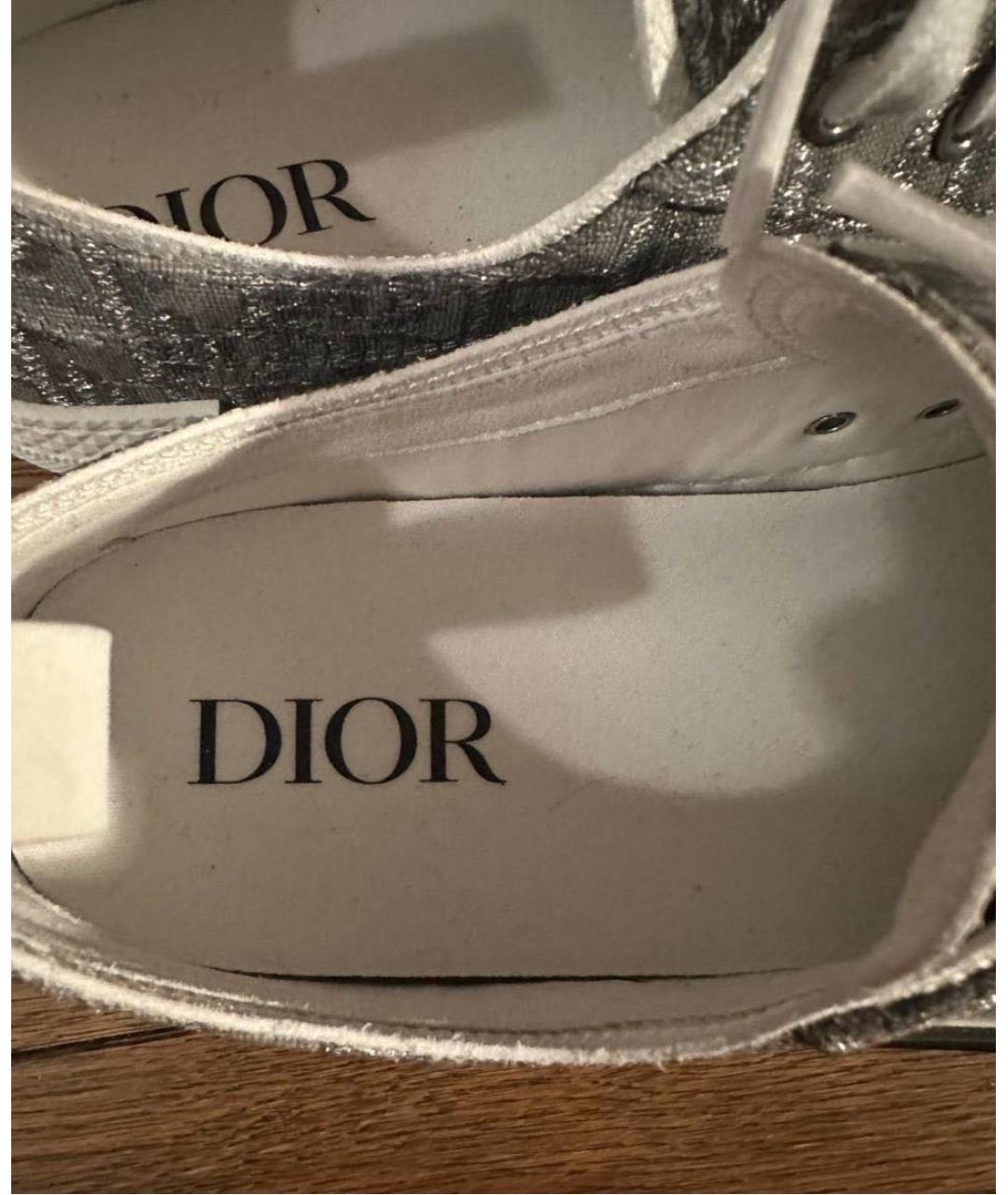 CHRISTIAN DIOR Серые кеды, фото 5