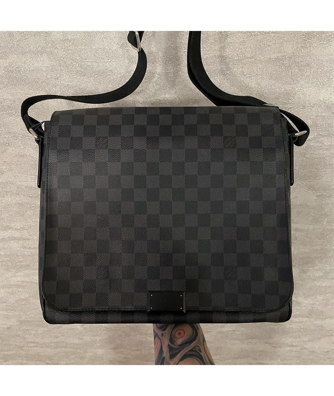 LOUIS VUITTON Черная сумка на плечо, фото 9