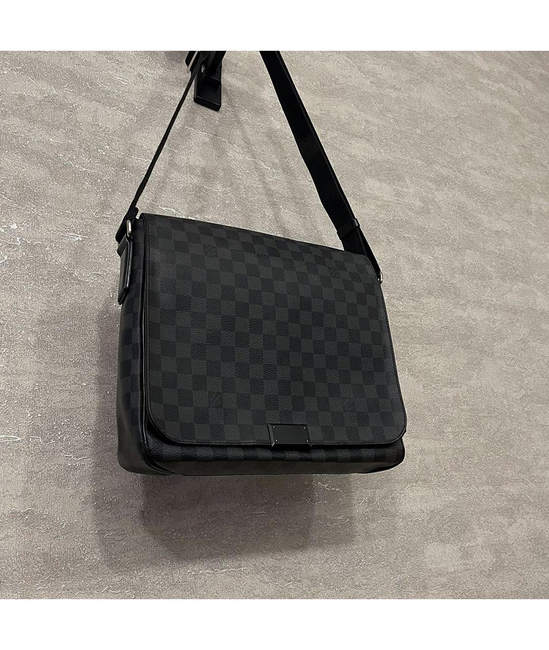 LOUIS VUITTON Черная сумка на плечо, фото 3