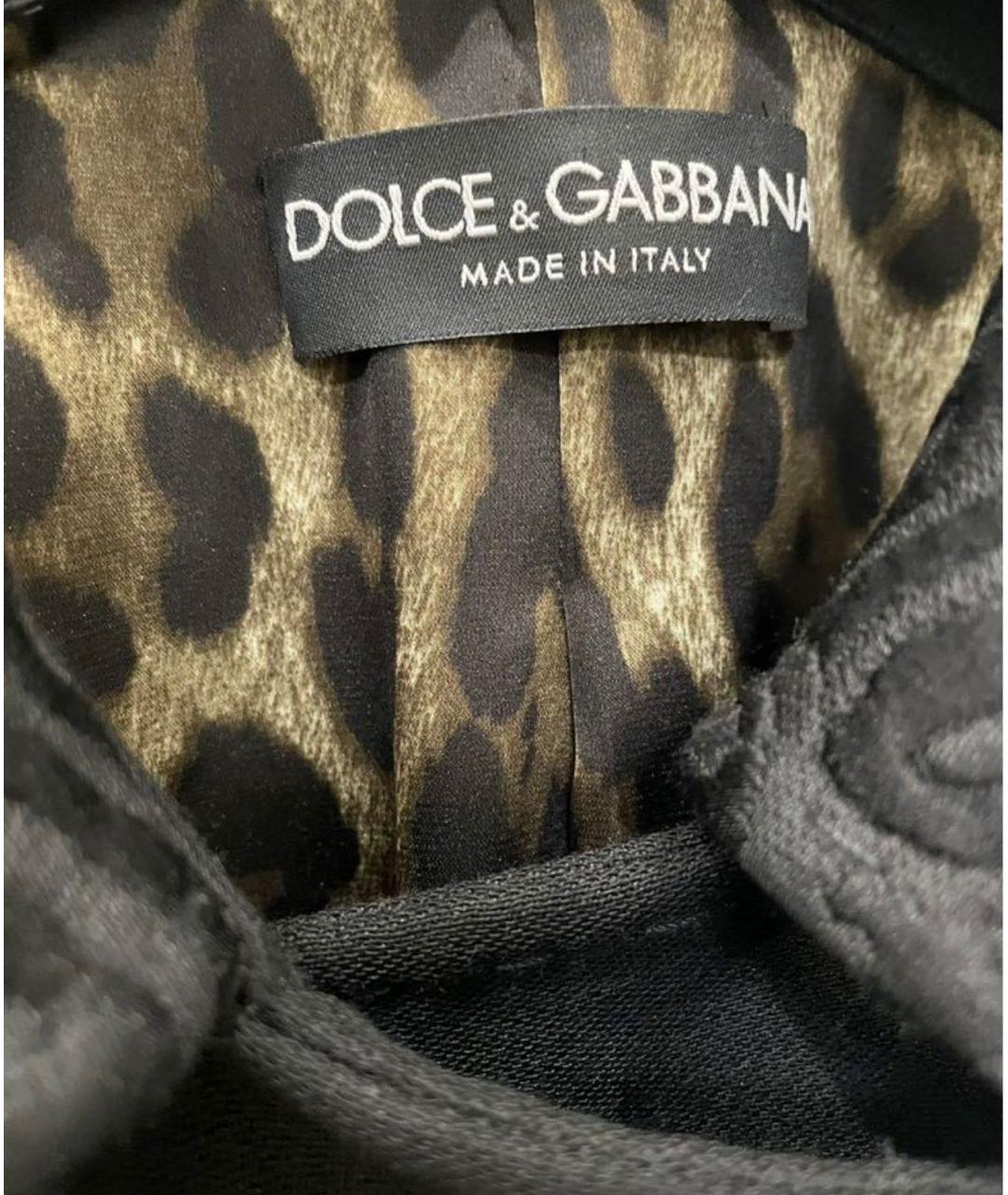 DOLCE&GABBANA Черный шерстяной жакет/пиджак, фото 7