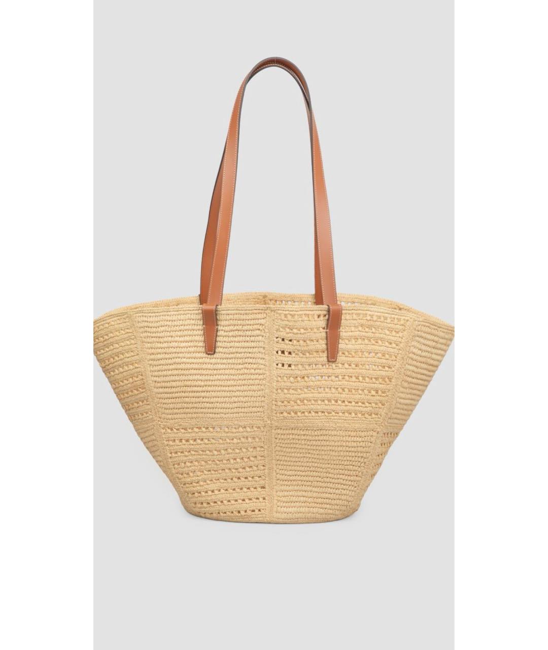 CELINE Бежевая пляжная сумка, фото 3