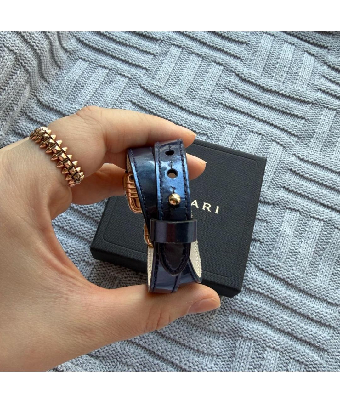 BVLGARI Темно-синий браслет, фото 4