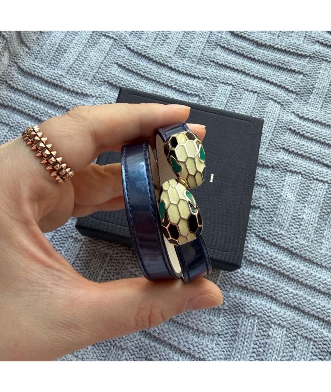 BVLGARI Темно-синий браслет, фото 3