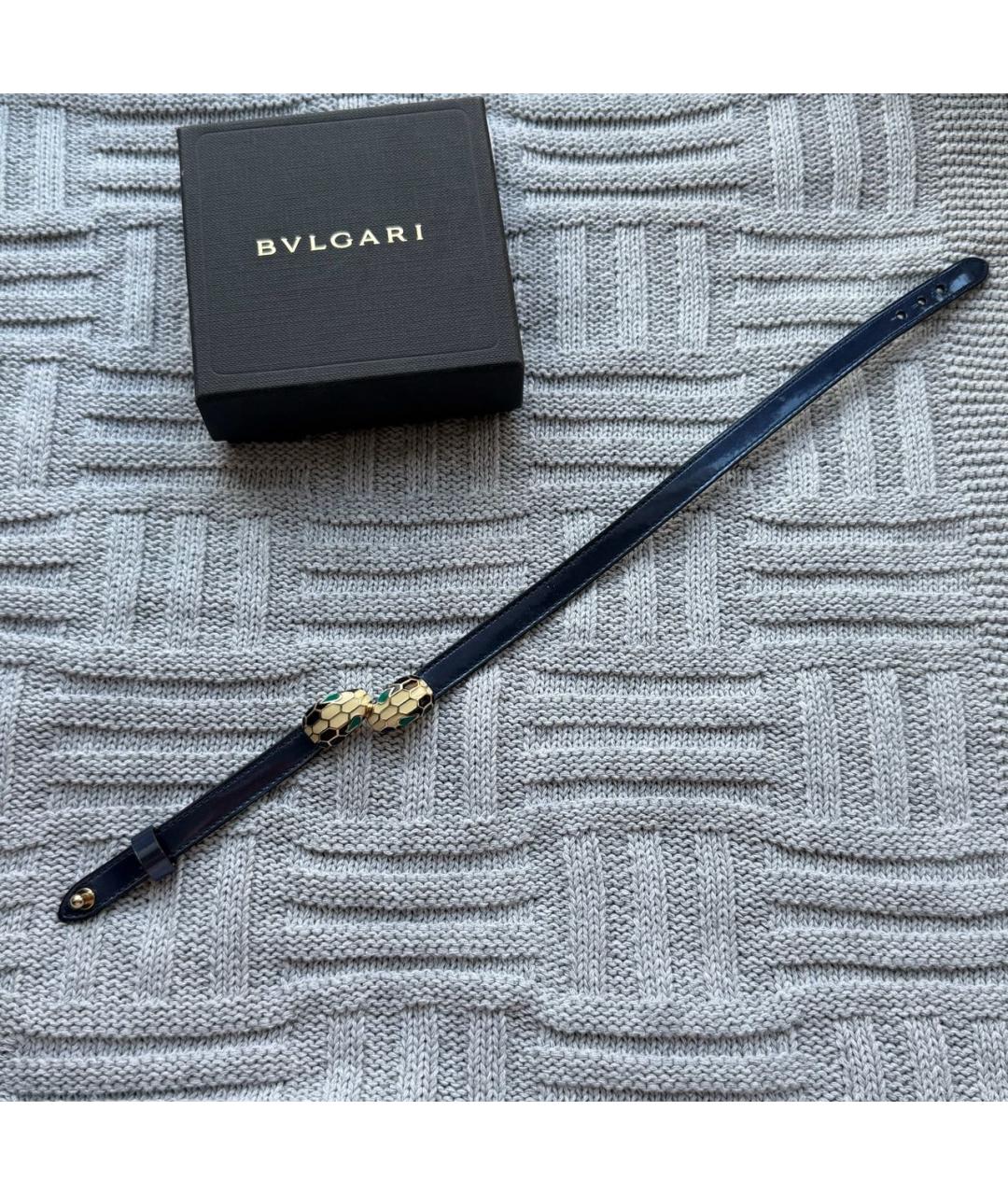 BVLGARI Темно-синий браслет, фото 6