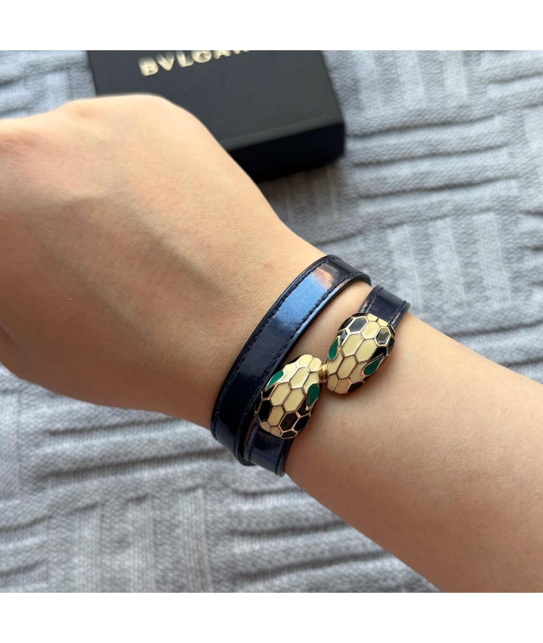 BVLGARI Темно-синий браслет, фото 7