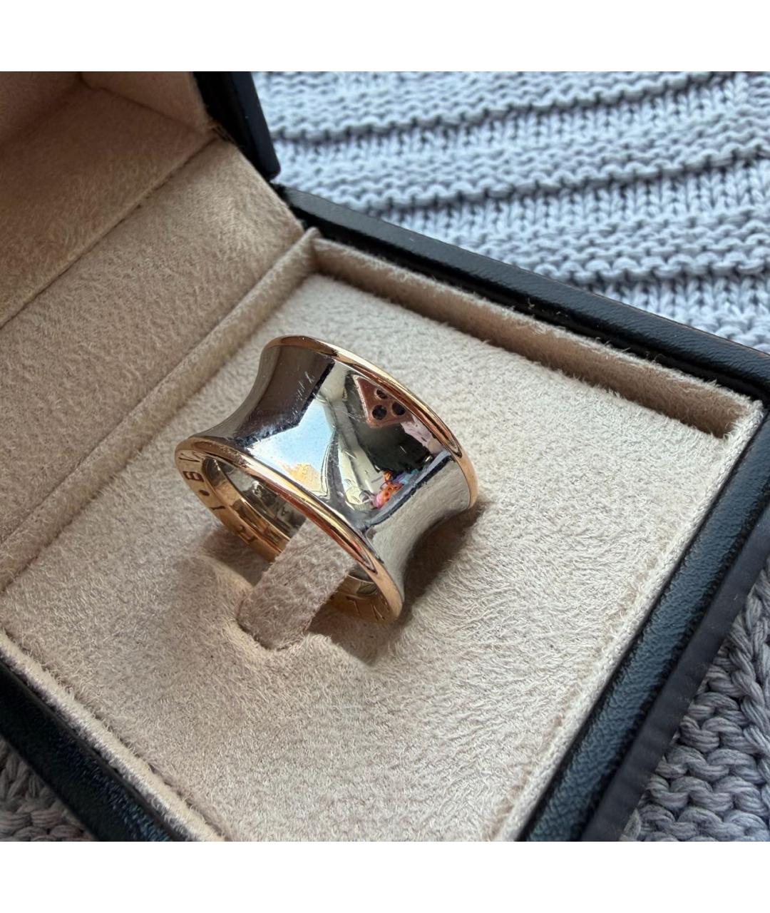 BVLGARI Серое кольцо из розового золота, фото 3
