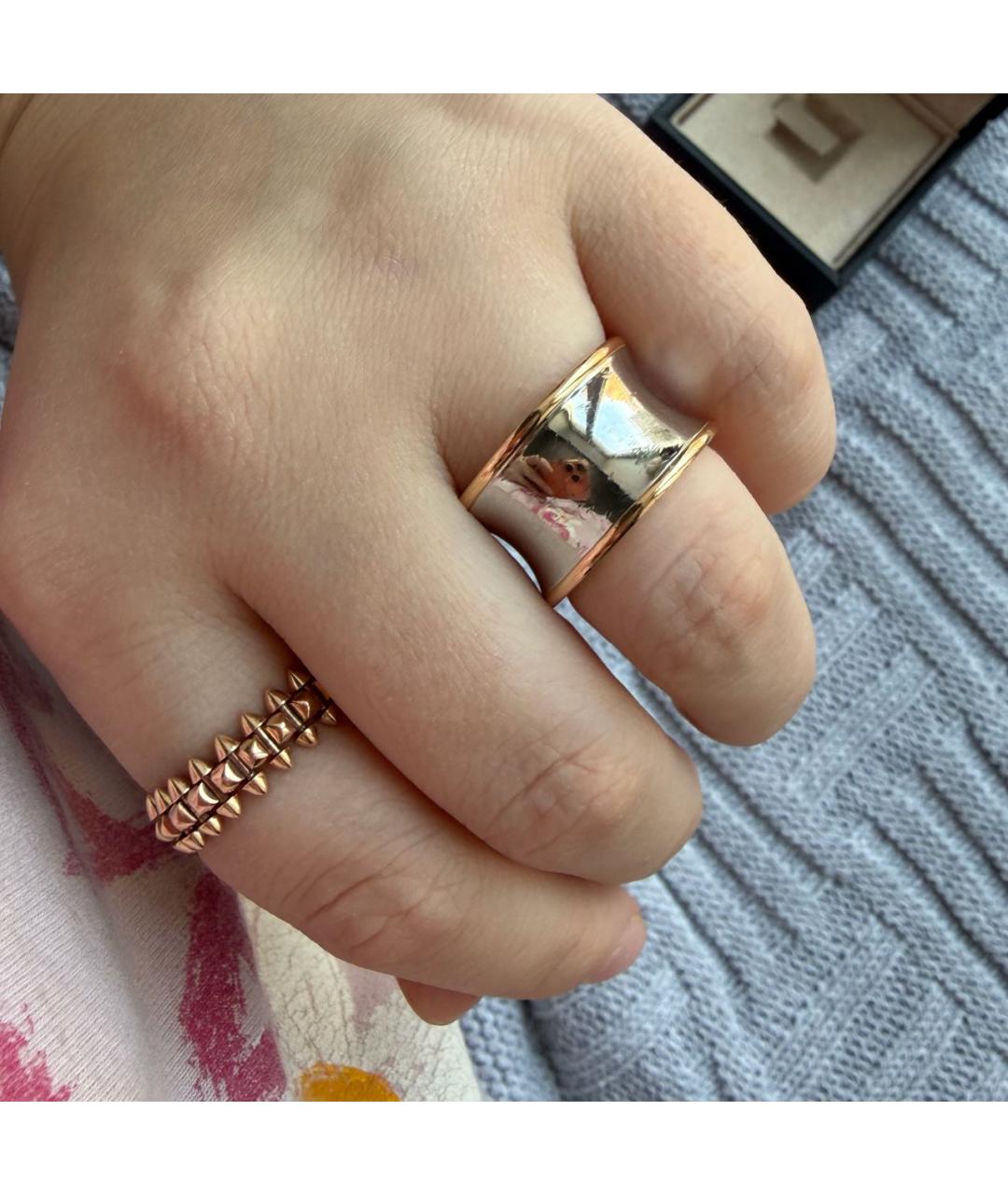 BVLGARI Серое кольцо из розового золота, фото 6