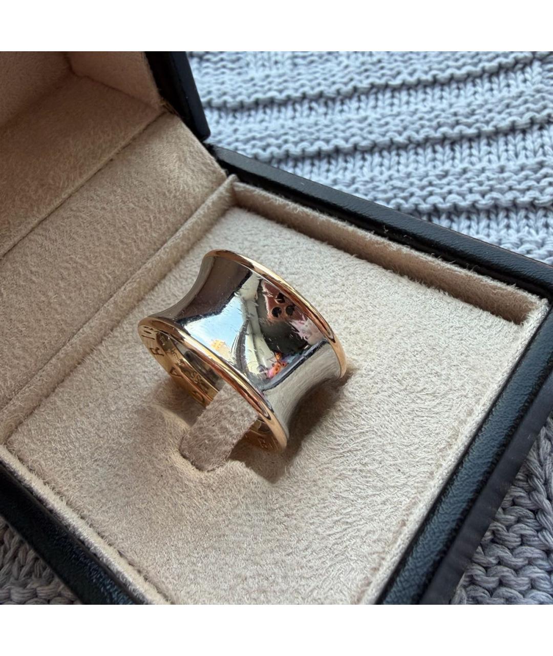 BVLGARI Серое кольцо из розового золота, фото 4