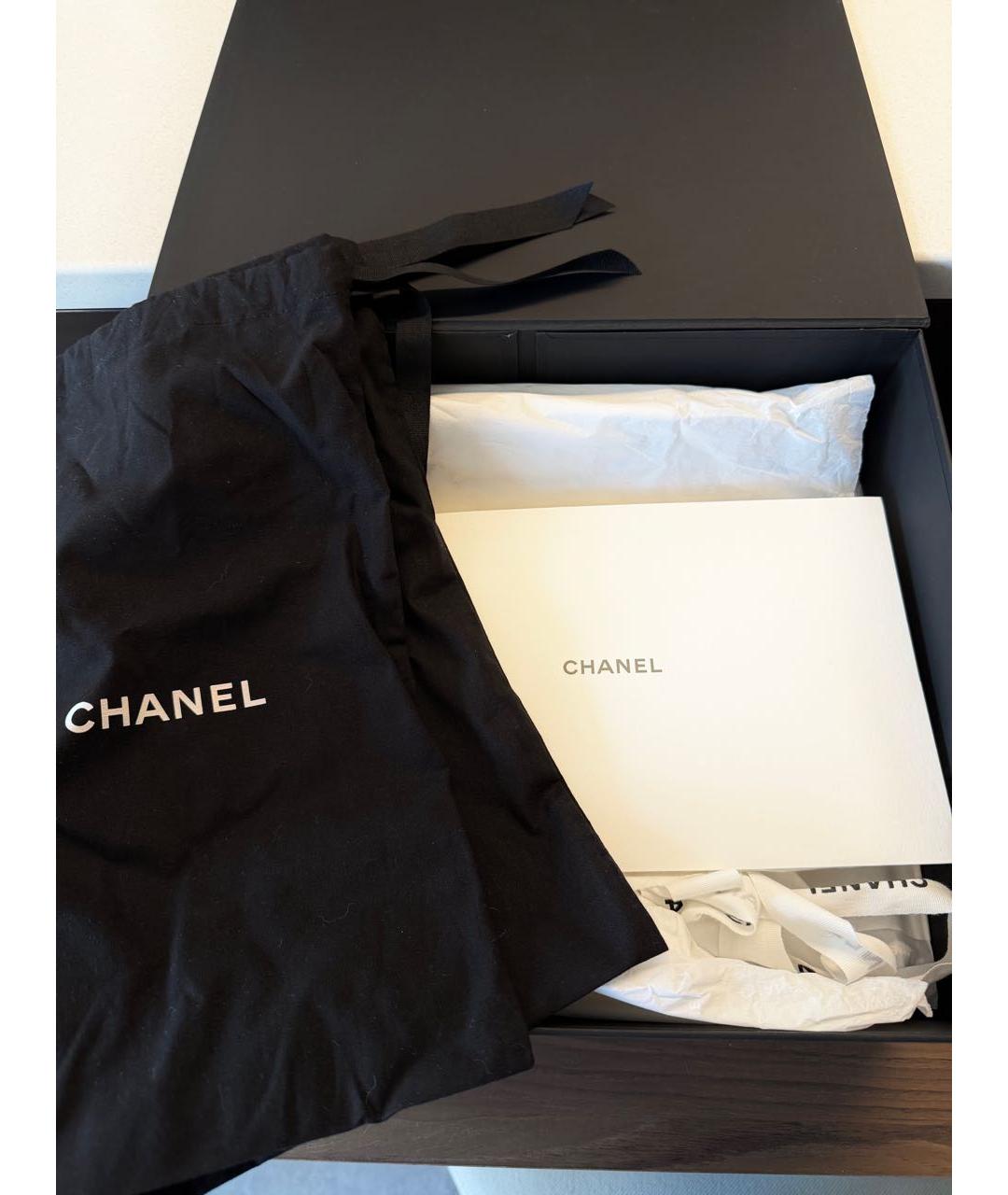 CHANEL Черные кожаные лоферы, фото 6