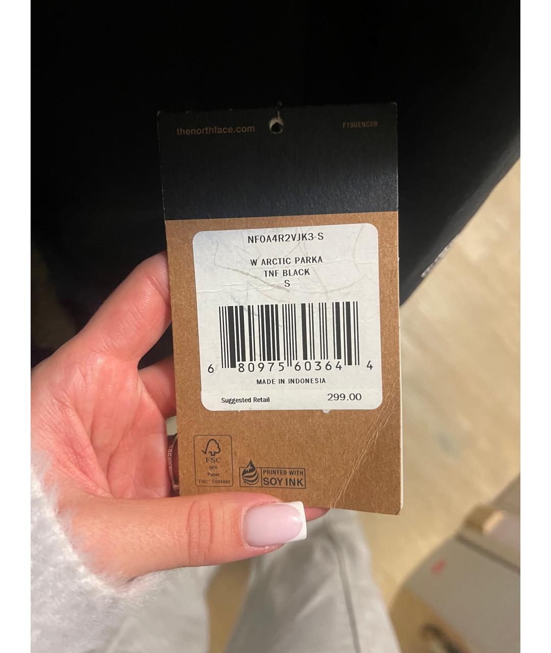 THE NORTH FACE Черная полиамидовая парка, фото 5