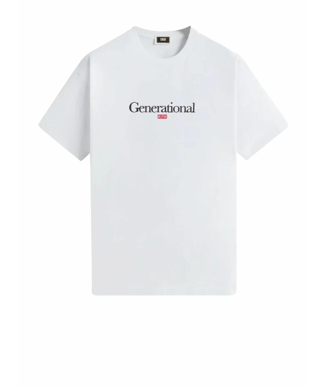 KITH Белая хлопковая футболка, фото 5