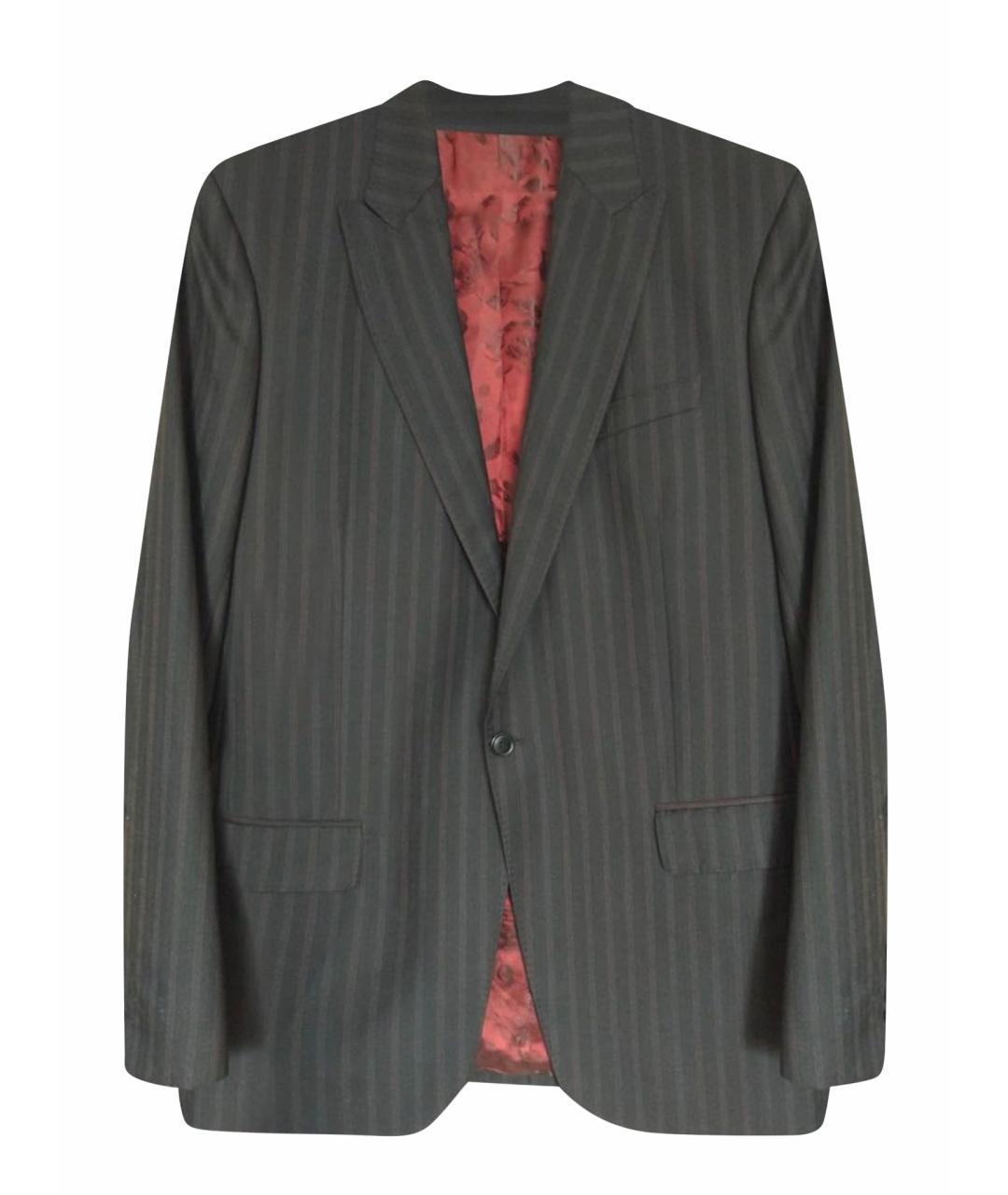 KENZO Серый шерстяной пиджак, фото 1