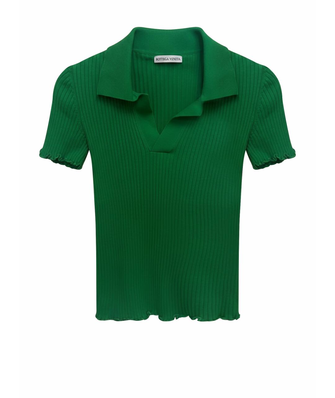 BOTTEGA VENETA Зеленая футболка, фото 1