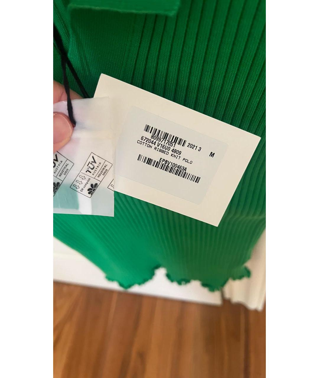 BOTTEGA VENETA Зеленая футболка, фото 3