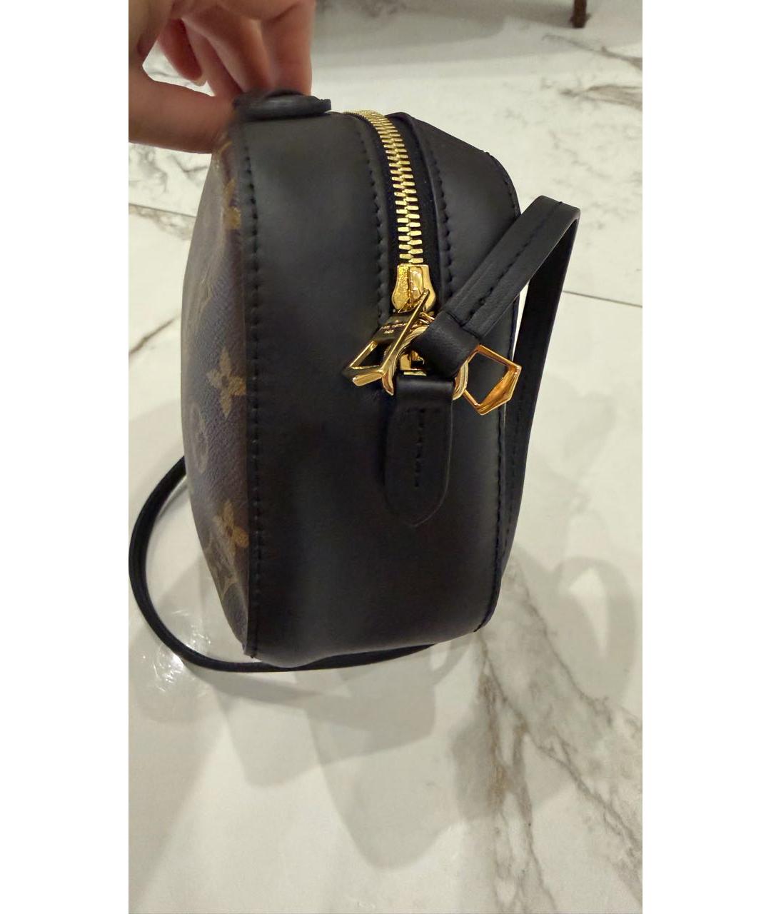 LOUIS VUITTON Бежевая кожаная сумка через плечо, фото 6