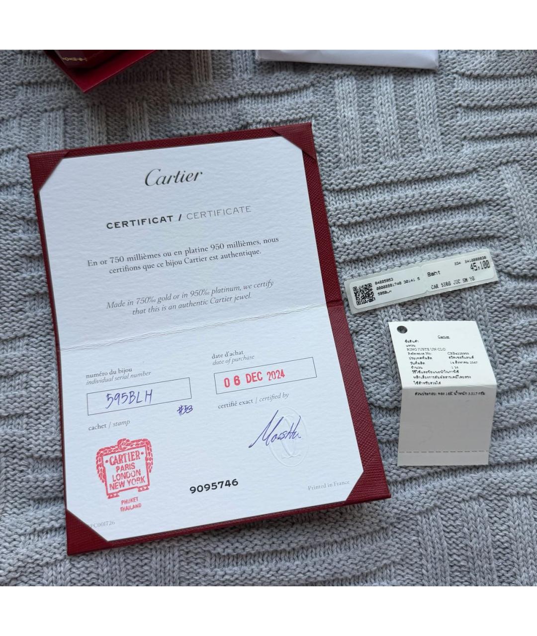 CARTIER Золотое кольцо из желтого золота, фото 6