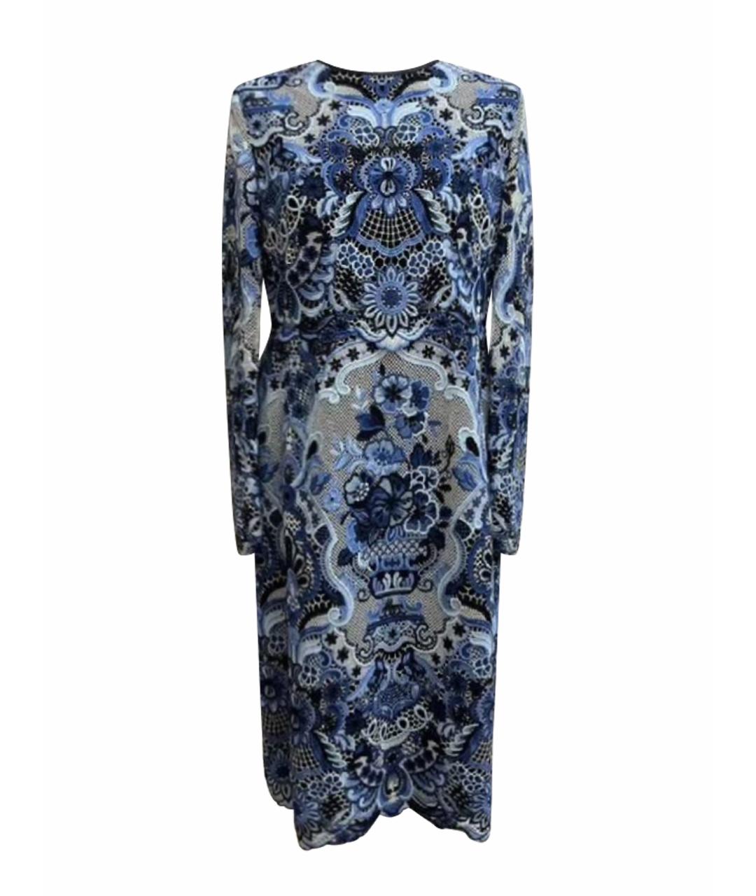 VALENTINO Синее повседневное платье, фото 1