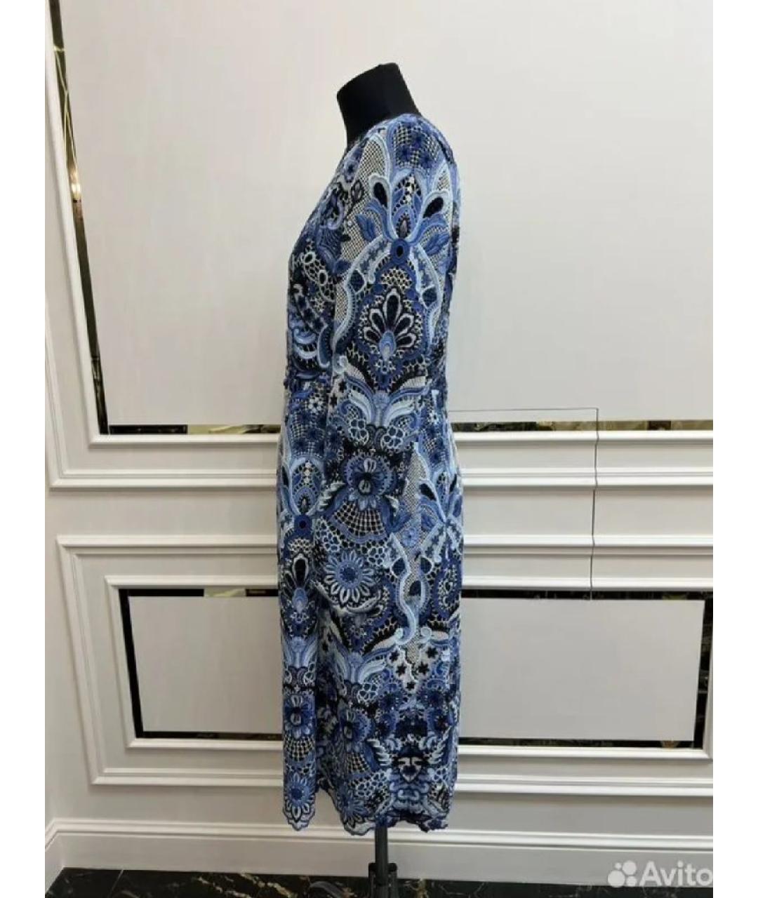 VALENTINO Синее повседневное платье, фото 3