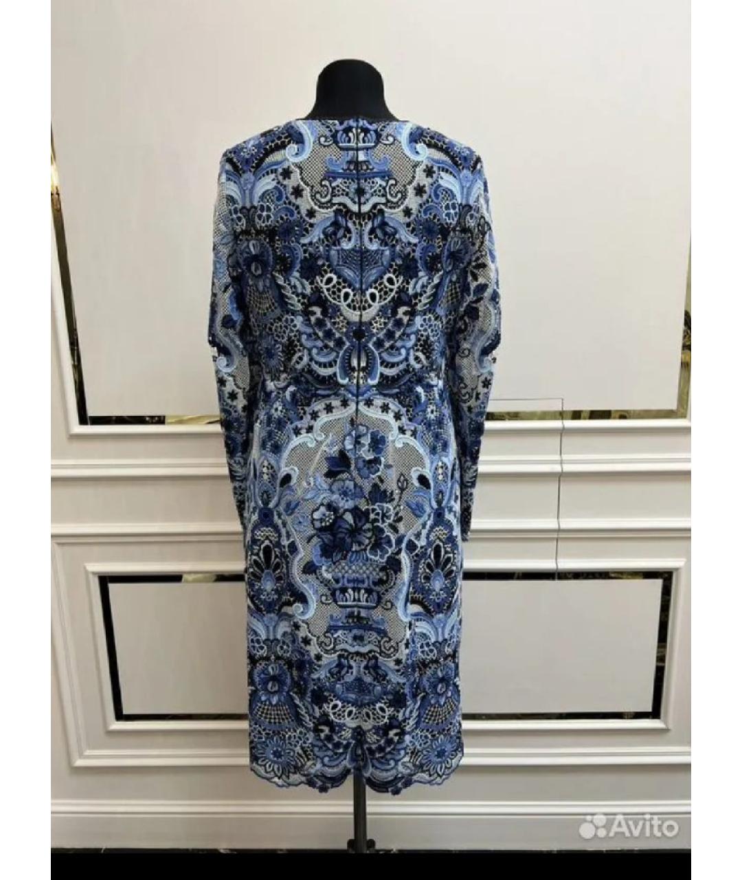 VALENTINO Синее повседневное платье, фото 2