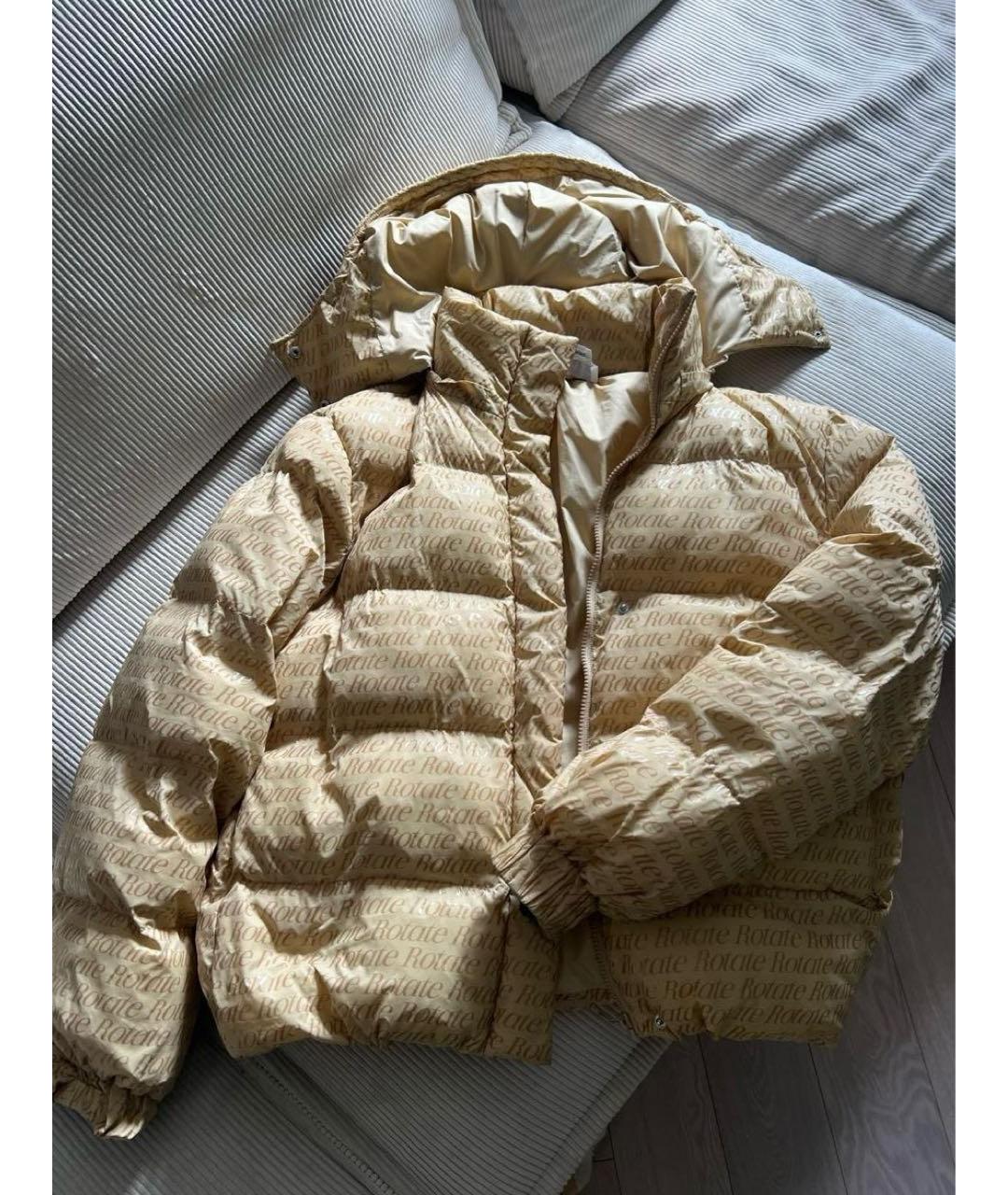 ROTATE Золотой пуховик, фото 6