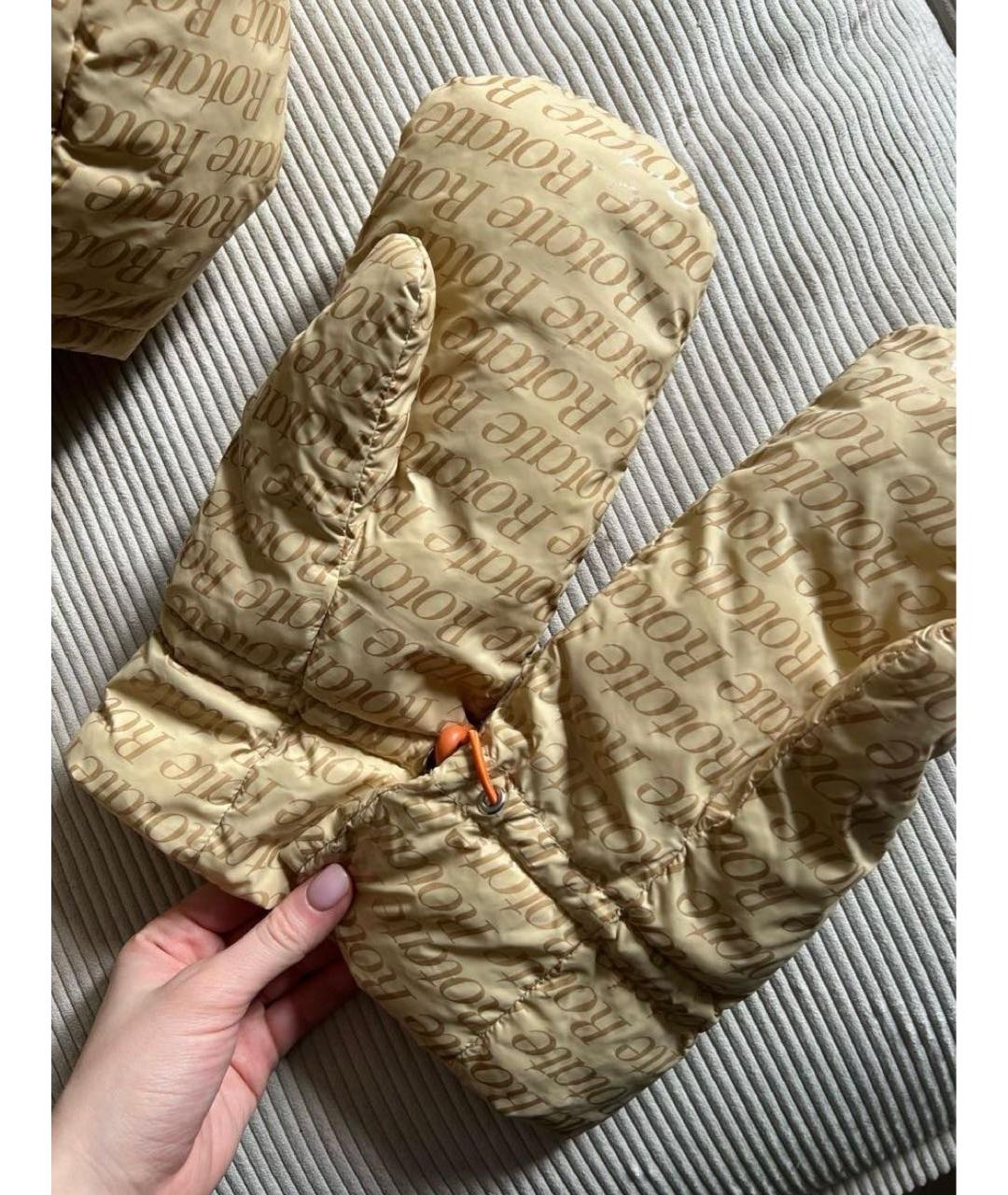 ROTATE Золотой пуховик, фото 3