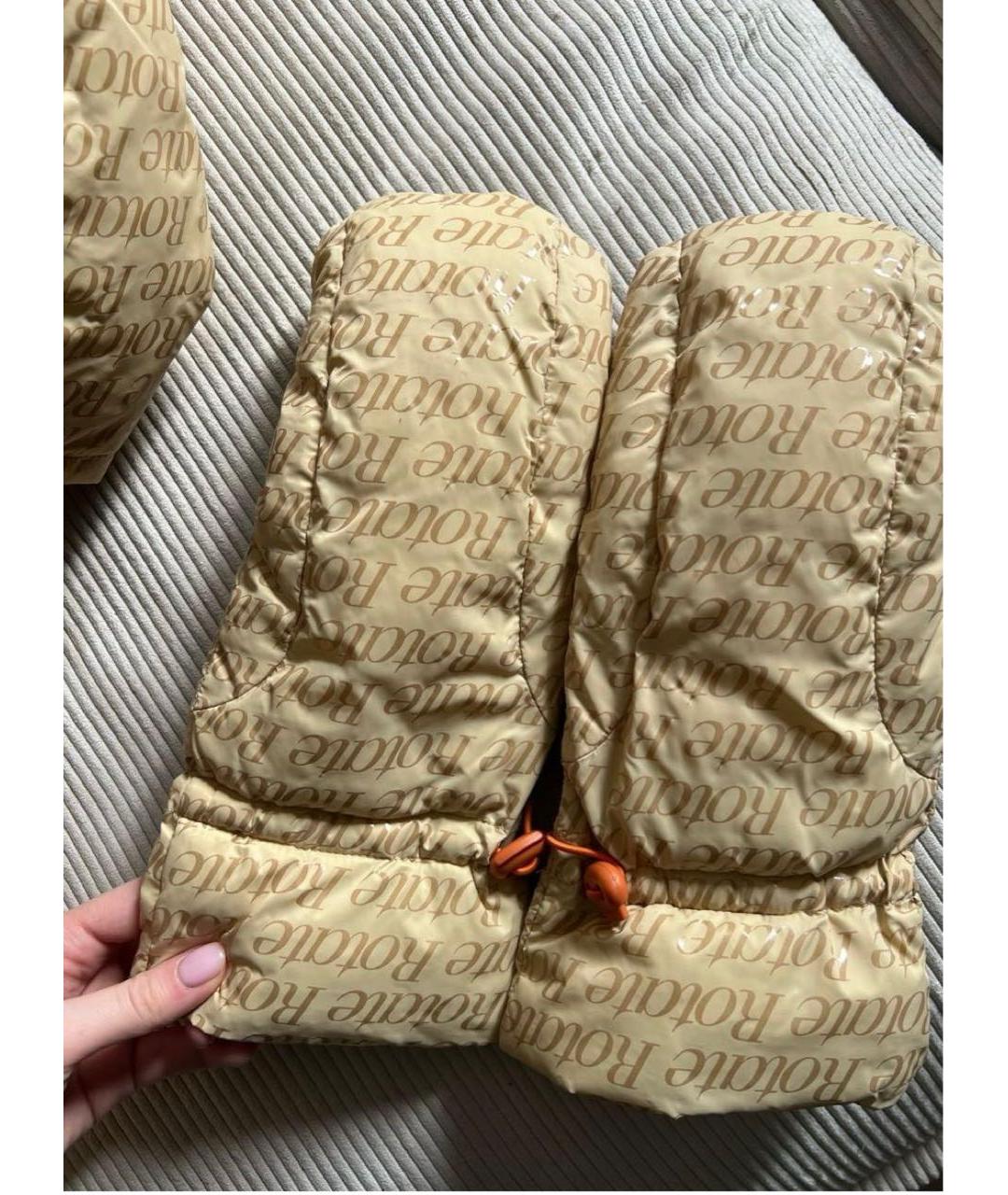 ROTATE Золотой пуховик, фото 4