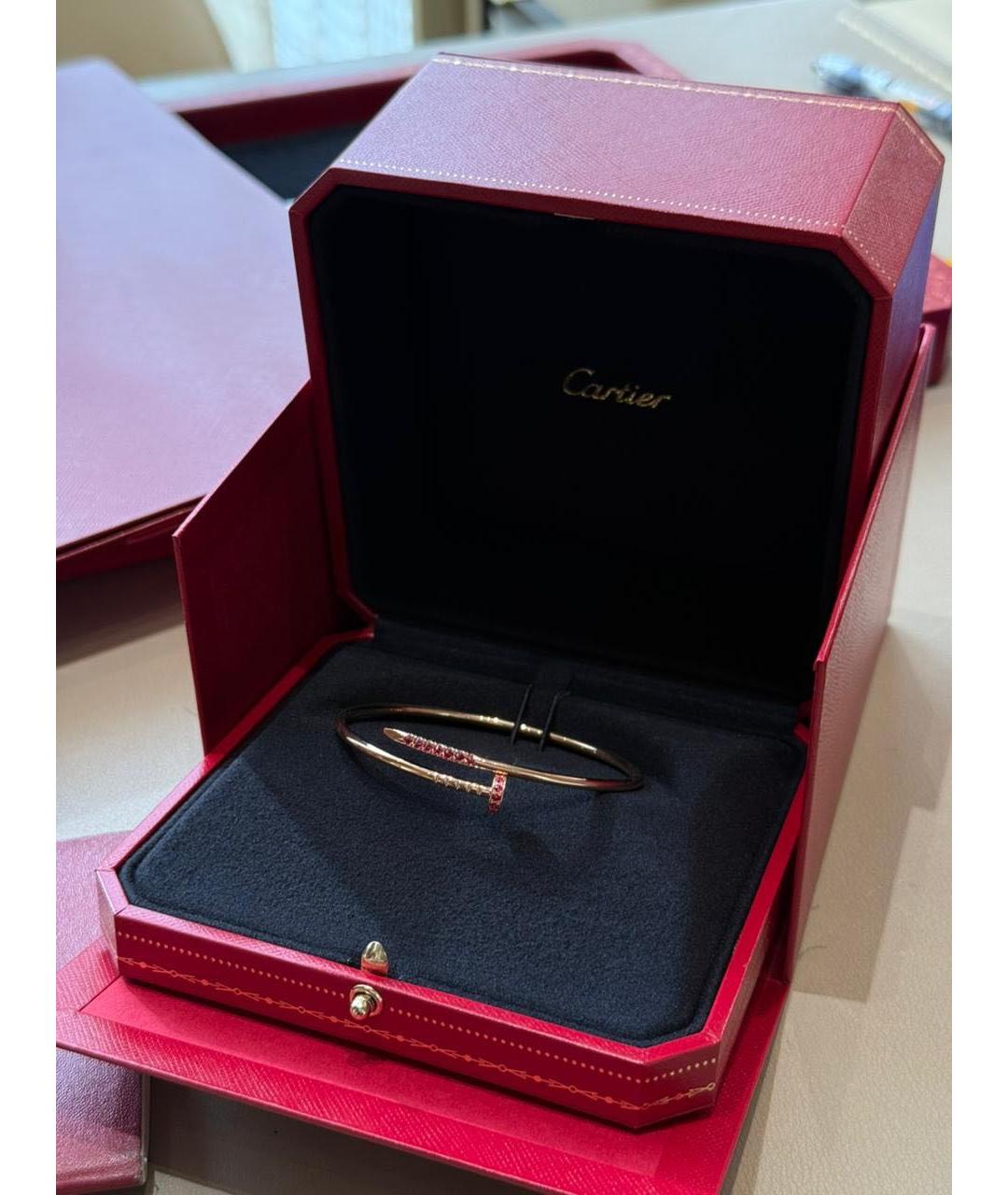 CARTIER Золотой рубиновый браслет, фото 2