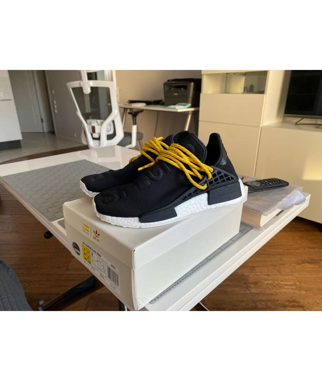 ADIDAS Черные синтетические кроссовки, фото 2