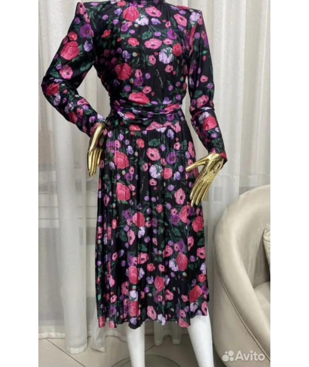 ELISABETTA FRANCHI Черное повседневное платье, фото 4