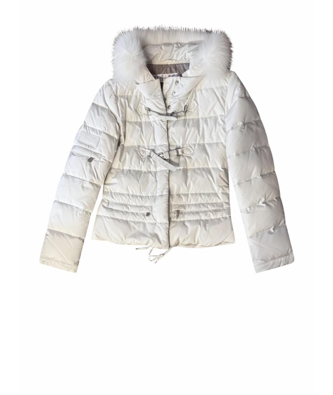 CHRISTIAN DIOR Белый полиамидовый пуховик, фото 1